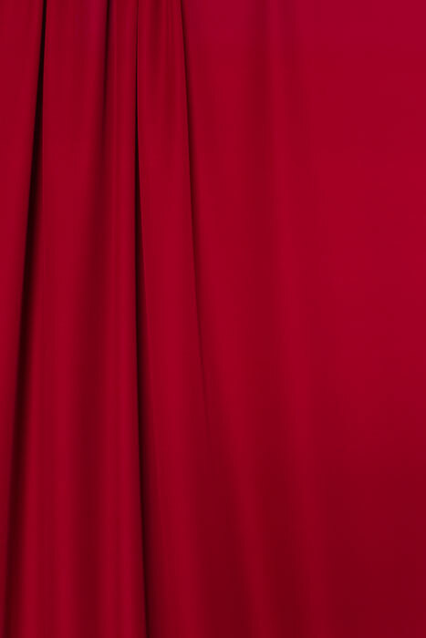 Silk Georgette - Warm Red Silk Georgette - Warm Red