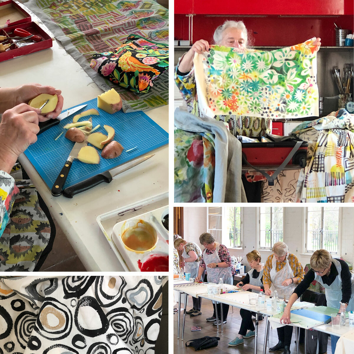 Sarah Campbell Fabric Painting Workshop (Balance Payment Only)