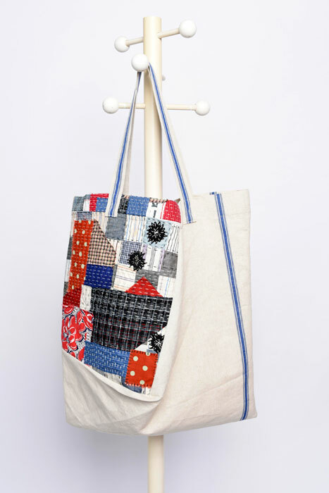 A patchwork version of the Provence Market Bag