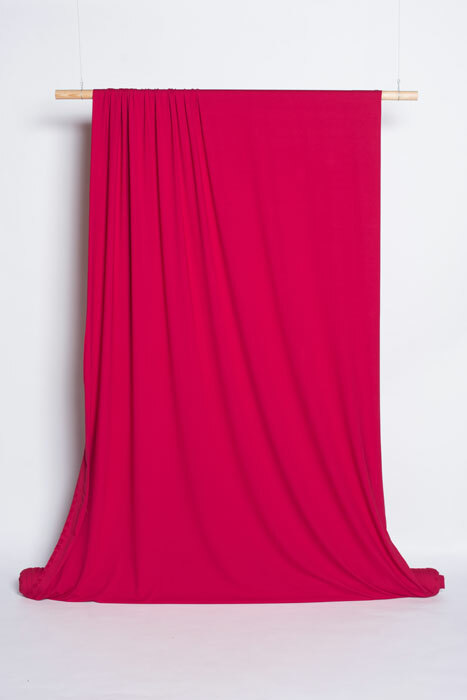 Jersey Knit Bamboo/Spandex - Red Jersey Knit Bamboo/Spandex - Red