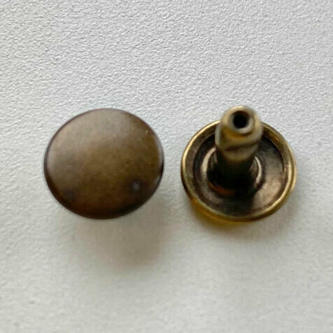 9mm Old Brass Rivet