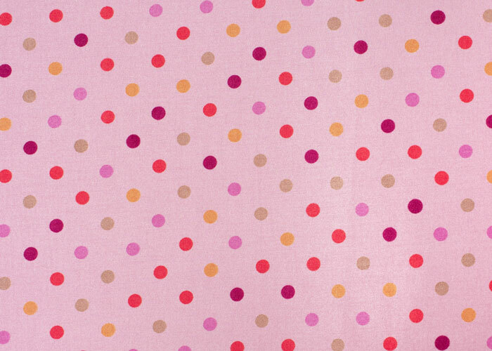 Acetate Lining - Bubblegum Pink Polka Dot Acetate Lining - Bubblegum Pink Polka Dot