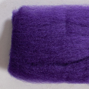 Wool Roving - Grape
