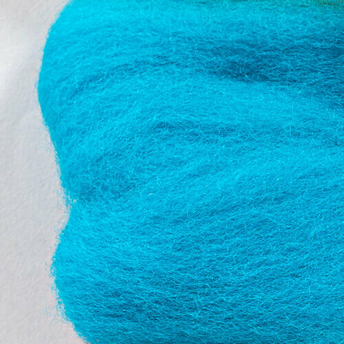 Wool Roving - Turquoise