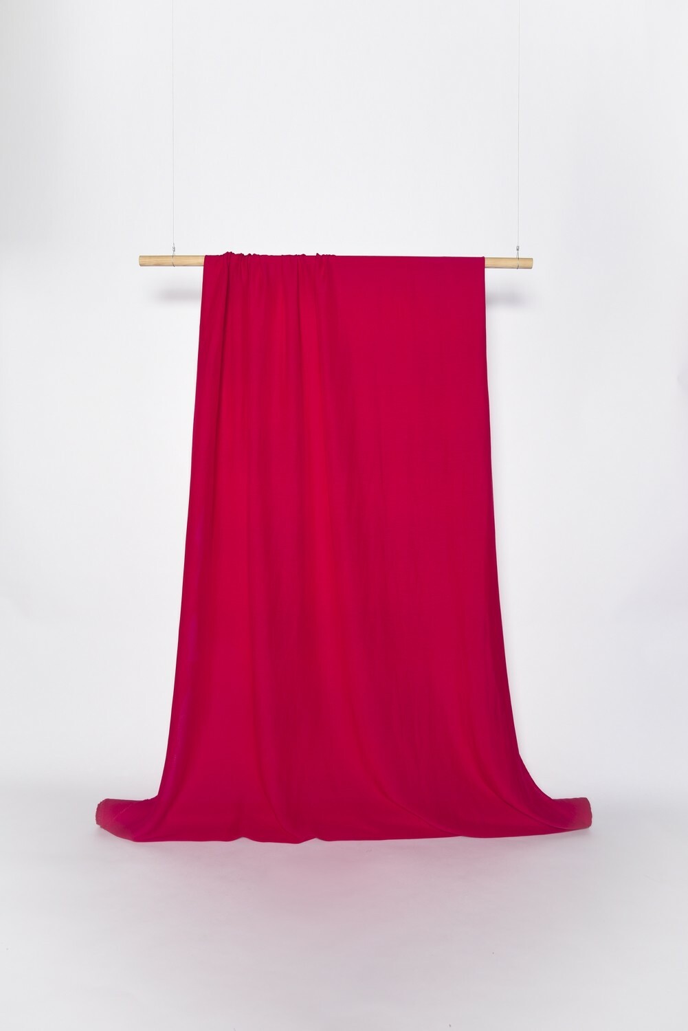 Rayon/Linen - Geranium Red
