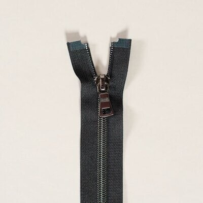 9" Zipper: Gunmetal GHZIPGM9