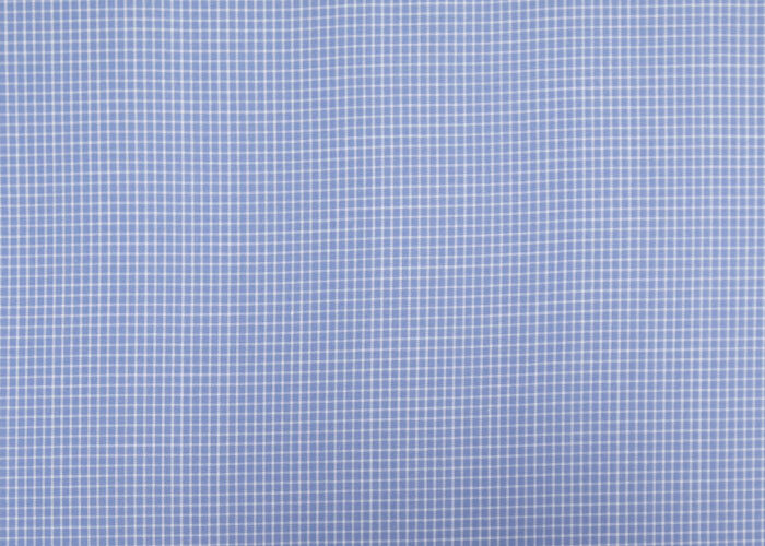 Cotton Shirting – Blue & White Graph Check Cotton Shirting – Blue & White Graph Check