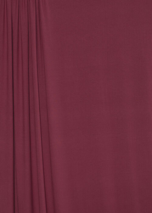 Wine Ribbed Knit Texture Rib Knit Bamboo - Red Wine | Shop