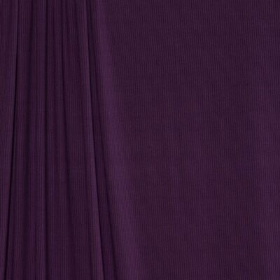 Rib Knit Bamboo - Dark Plum 21-821-43