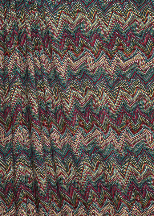 Viscose Crepe - Marine Blue Multicolored Viscose Crepe - Marine Blue Multicolored