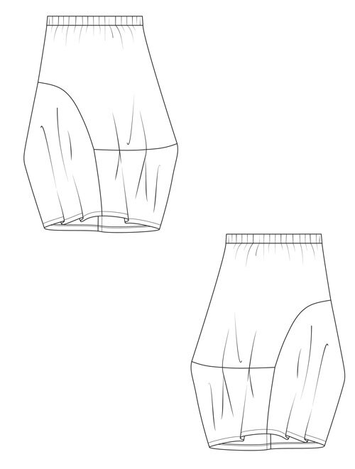 Edgewater Skirt Kits - Black &amp; White Stripe