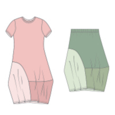 Edgewater Dress & Skirt PDF Pattern (Download) PD096