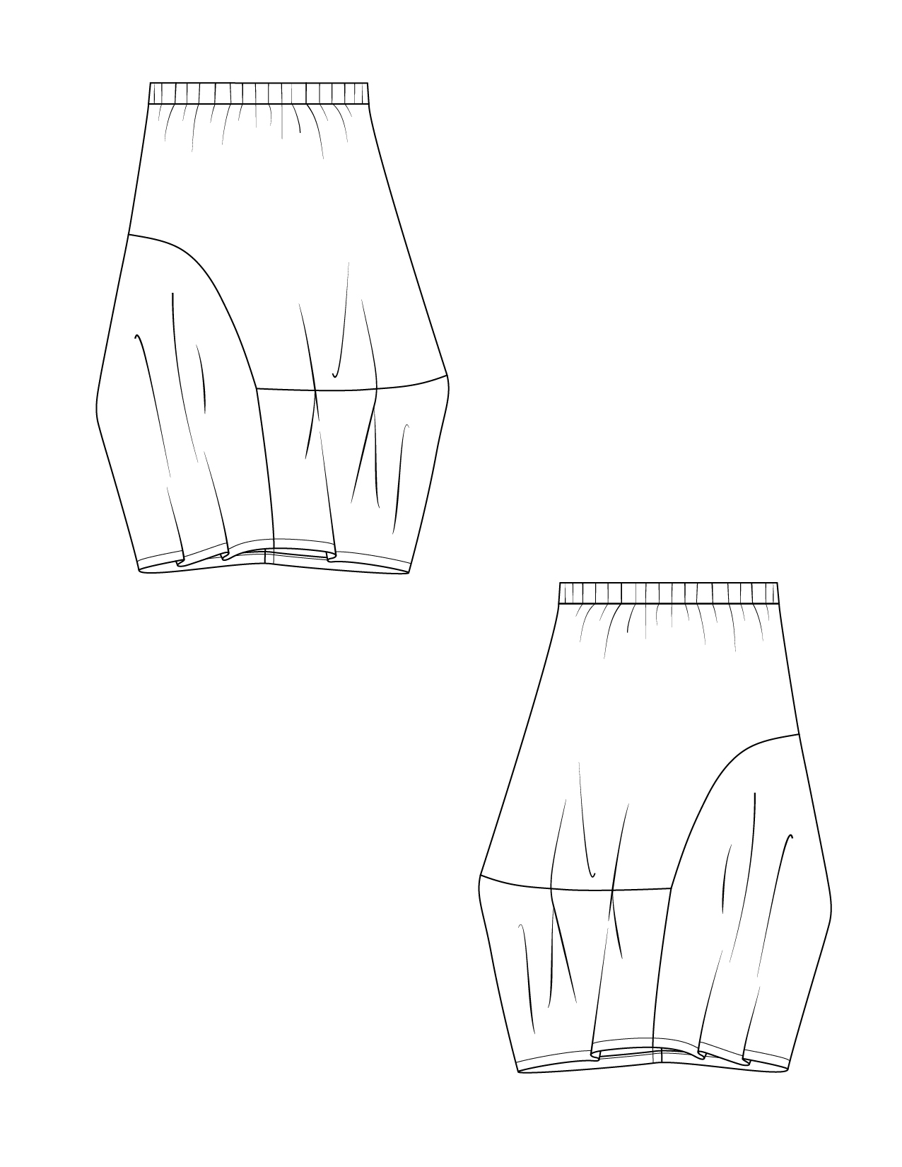 Edgewater Dress &amp; Skirt PDF Pattern (Download)