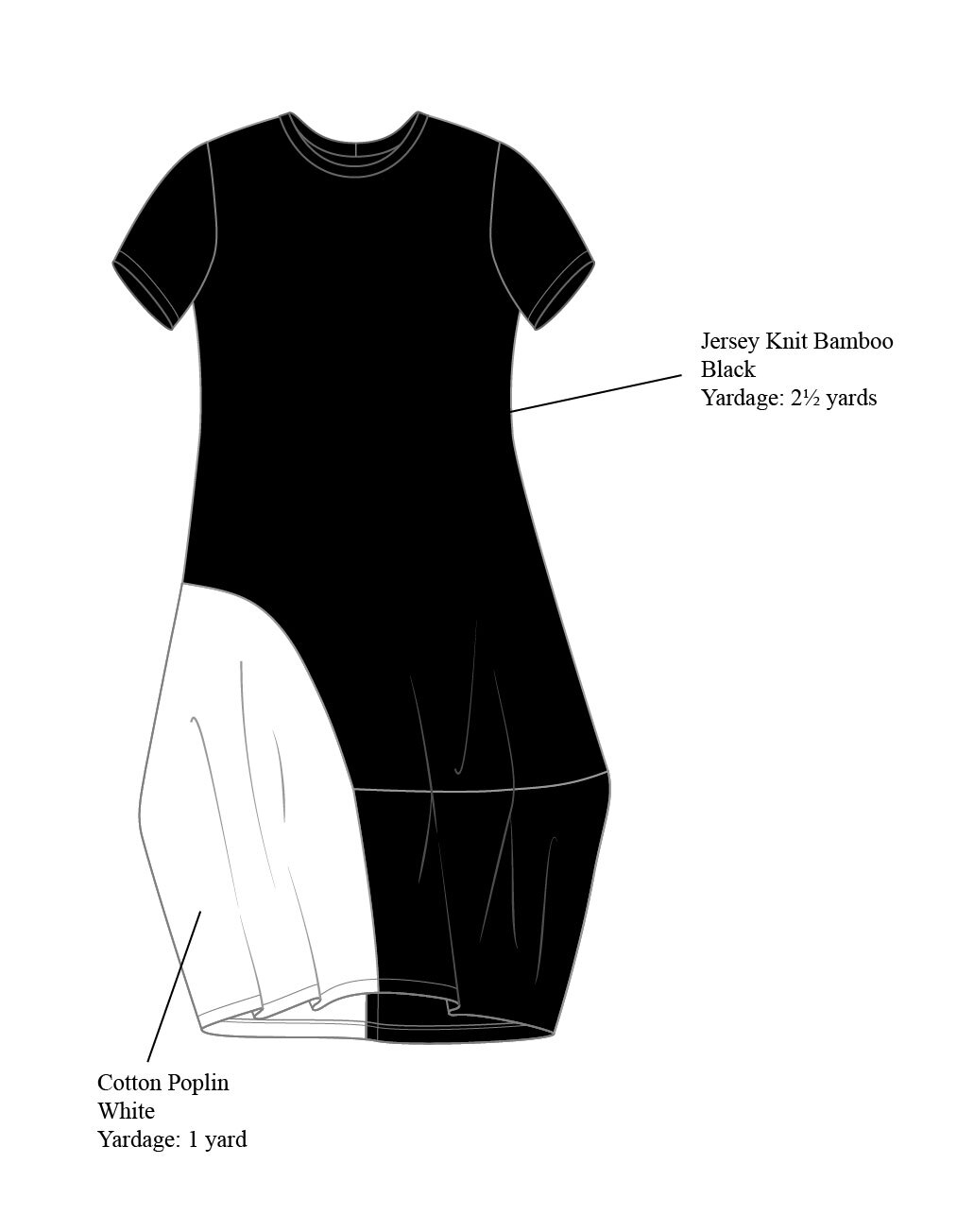 Edgewater Dress Kits - Color-blocked