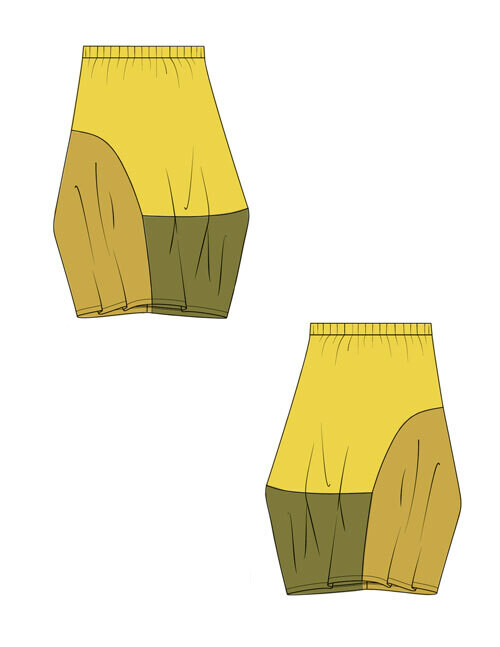 Edgewater Skirt Kits - Color-Blocked Citrus