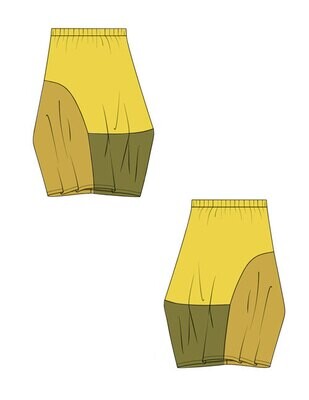 Edgewater Skirt Kits - Color-Blocked Citrus SC-ES-0722