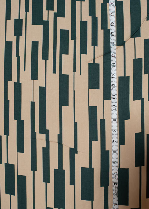 Viscose Twill - Natural & Forest Viscose Twill - Natural & Forest