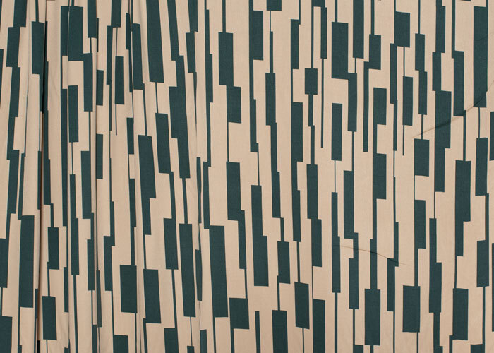 Viscose Twill - Natural & Forest Viscose Twill - Natural & Forest
