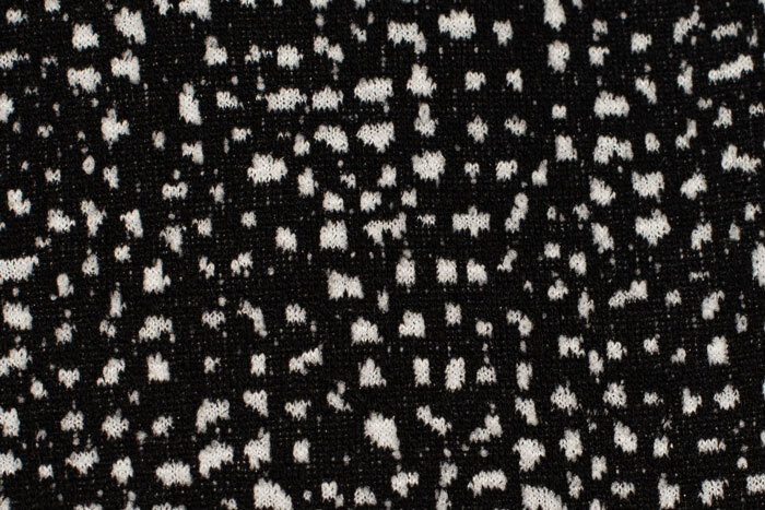 Sweater Knit - Black & White Speck Sweater Knit - Black & White Speck