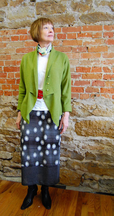 Opal Jacket in Boucle - New Green Opal Jacket in Boucle - New Green