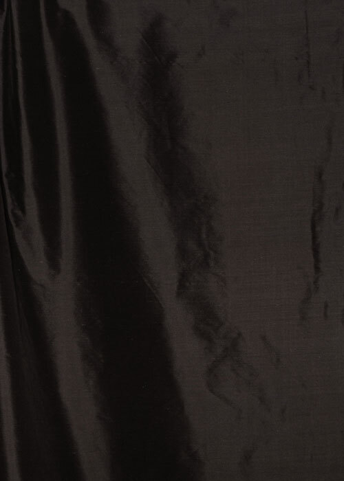 Silk Shantung - Black Silk Shantung - Black