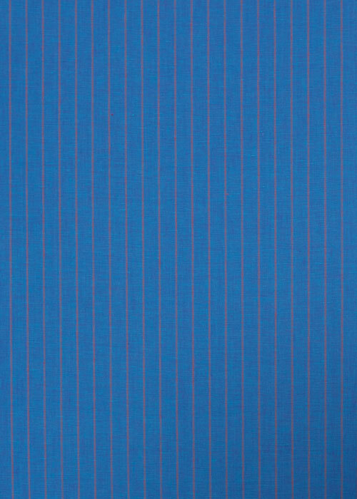 Linen - Royal Blue and Red Pinstripe