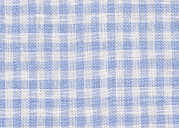 Linen - Cool Blue & White Gingham Linen - Cool Blue & White Gingham