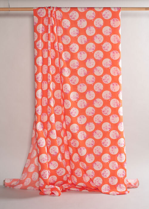 Tana Lawn™ Cotton - Posey Polka Orange Tana Lawn™ Cotton - Posey Polka Orange