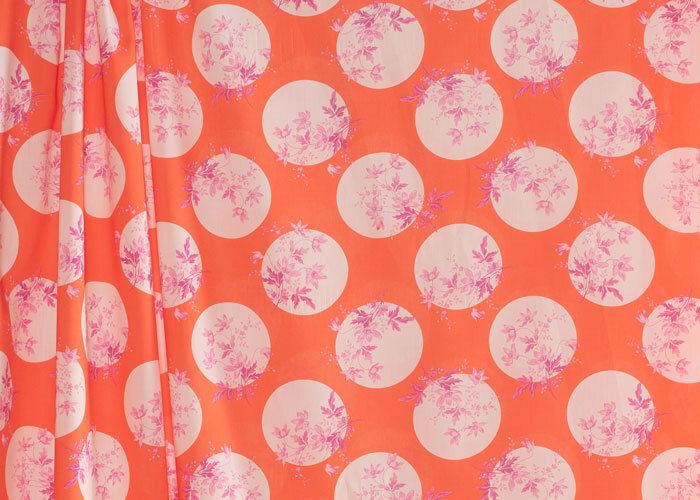 Tana Lawn™ Cotton - Posey Polka Orange Tana Lawn™ Cotton - Posey Polka Orange