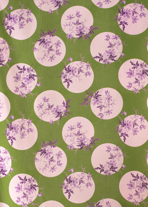 Tana Lawn™ Cotton - Posey Polka Green Tana Lawn™ Cotton - Posey Polka Green