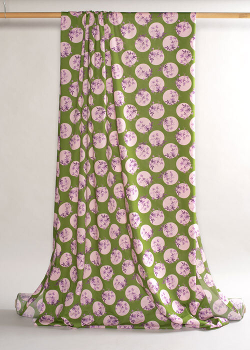 Tana Lawn™ Cotton - Posey Polka Green Tana Lawn™ Cotton - Posey Polka Green
