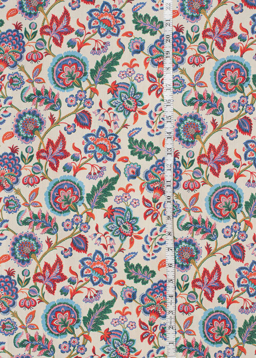 Tana Lawn™ Cotton - Tapestry Tree - Multi on Cream Tana Lawn™ Cotton - Tapestry Tree - Multi on Cream