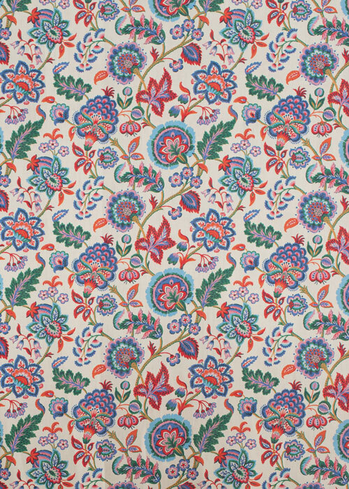 Tana Lawn™ Cotton - Tapestry Tree - Multi on Cream Tana Lawn™ Cotton - Tapestry Tree - Multi on Cream