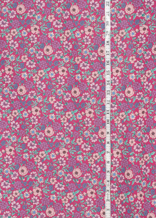 Tana Lawn™ Cotton - Louisiana Bouquet - Floral on Rouge Tana Lawn™ Cotton - Louisiana Bouquet - Floral on Rouge