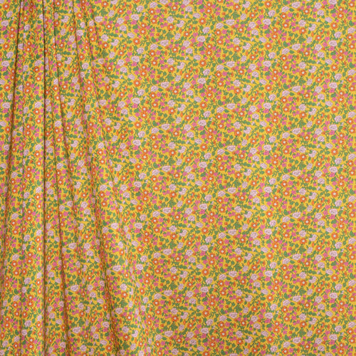 Tana Lawn™ Cotton - Pipkin Meadow - Floral on Gold