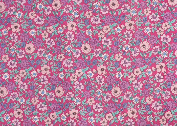 Tana Lawn™ Cotton - Louisiana Bouquet - Floral on Rouge Tana Lawn™ Cotton - Louisiana Bouquet - Floral on Rouge