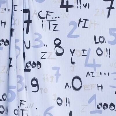 Canvas - Alphabet Light Blue 66-623-6