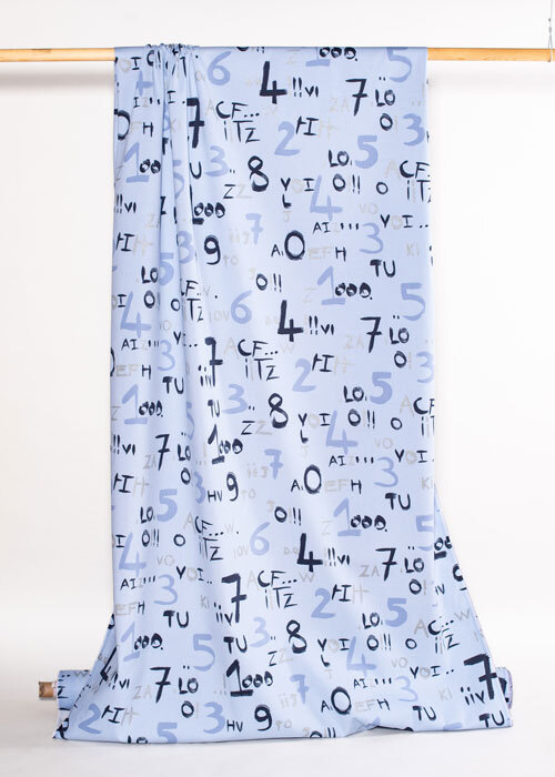 Canvas - Alphabet Light Blue Canvas - Alphabet Light Blue