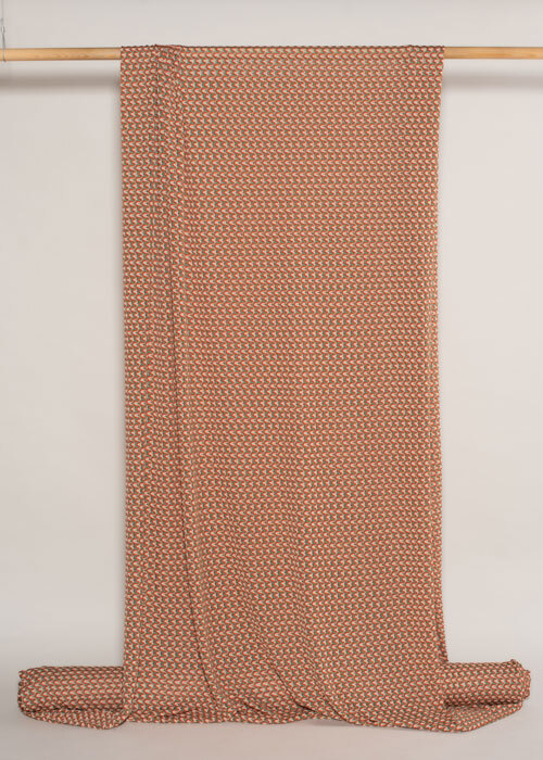 Crochet Knit - Orange and Green Crochet Knit - Orange and Green