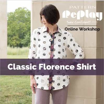 Classic Florence Shirt Sew Confident! Online Workshop SC0923