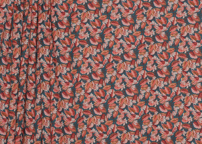 Tana Lawn™ Cotton - Calypso Teal & Orange Tana Lawn™ Cotton - Calypso Teal & Orange