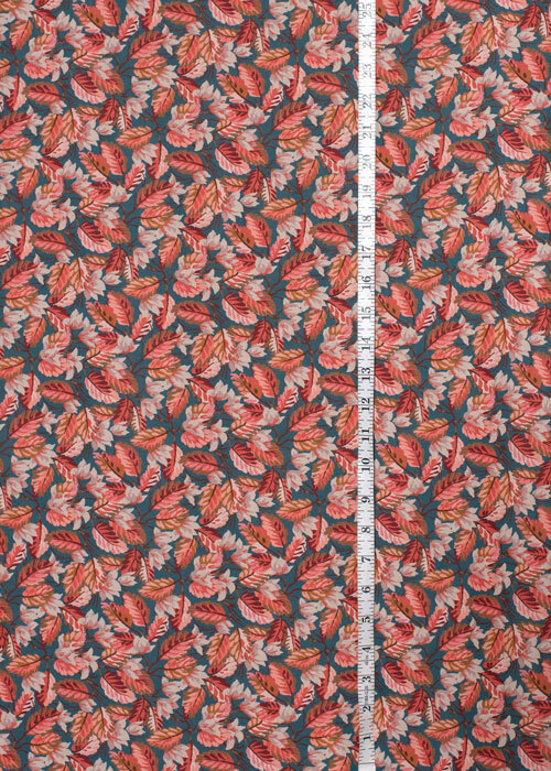 Tana Lawn™ Cotton - Calypso Teal & Orange Tana Lawn™ Cotton - Calypso Teal & Orange