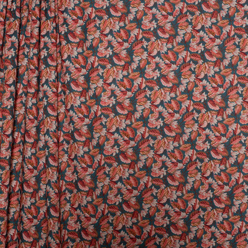 Tana Lawn™ Cotton - Calypso Teal & Orange Tana Lawn™ Cotton - Calypso Teal & Orange