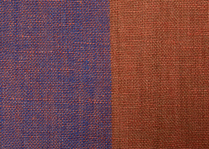 Linen - Blue & Chocolate Plaid Linen - Blue & Chocolate Plaid