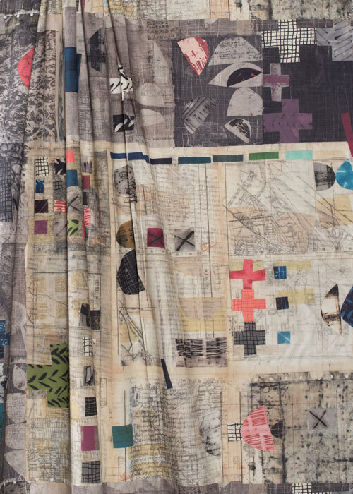 Cotton - Newspaper Collage Cotton - Newspaper Collage