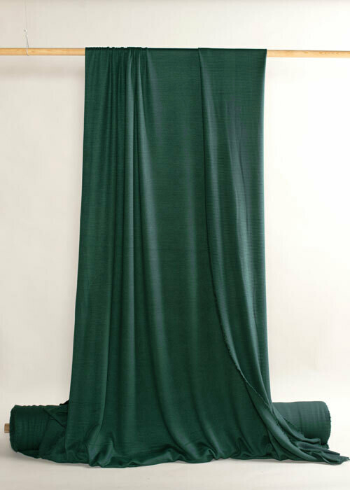 Rib Sweater Knit - Bottle Green Rib Sweater Knit - Bottle Green