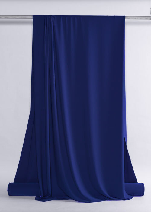 Lightweight Crepe - Royal Blue Lightweight Crepe - Royal Blue