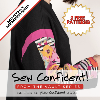 Sew Confident! Series 13 Full Year Monthly Subscription (Download) SCSUB24T