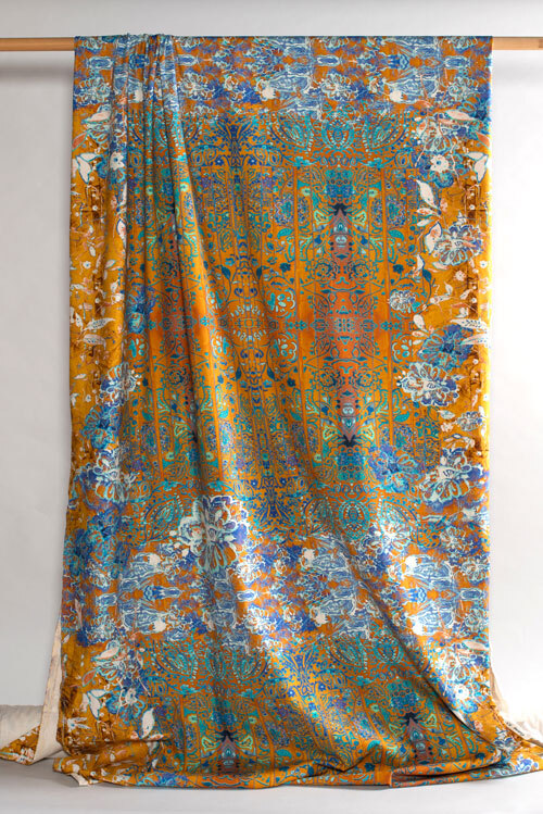Cotton/Lycra - Caramelo Panel Print Cotton/Lycra - Caramelo Panel Print