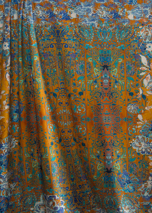 Cotton/Lycra - Caramelo Panel Print Cotton/Lycra - Caramelo Panel Print